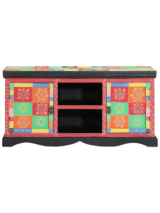 TV KAPP, MITMEVÄRVILINE, 100X35X50 CM, TAHKE MANGOPUU