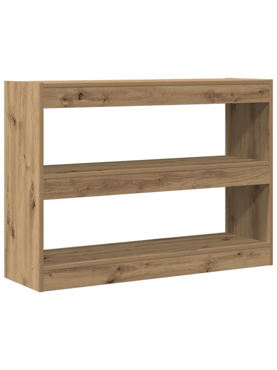 RAAMATUHAHN/TOA JAOTUR - ARTISAN TAMME - 100X30X72 CM - VALMISTATUD TEHISPUIDUST
