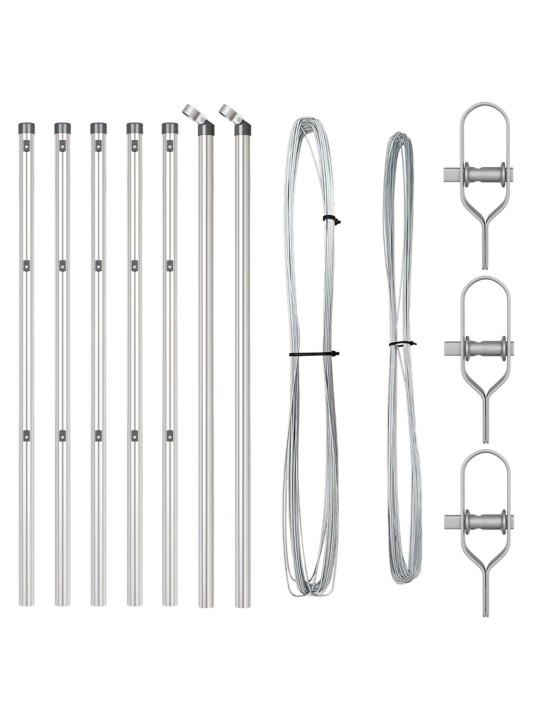 AIAPOSTID 7 TK Ø32 MM 100 CM GALVANISEERITUD TERAS