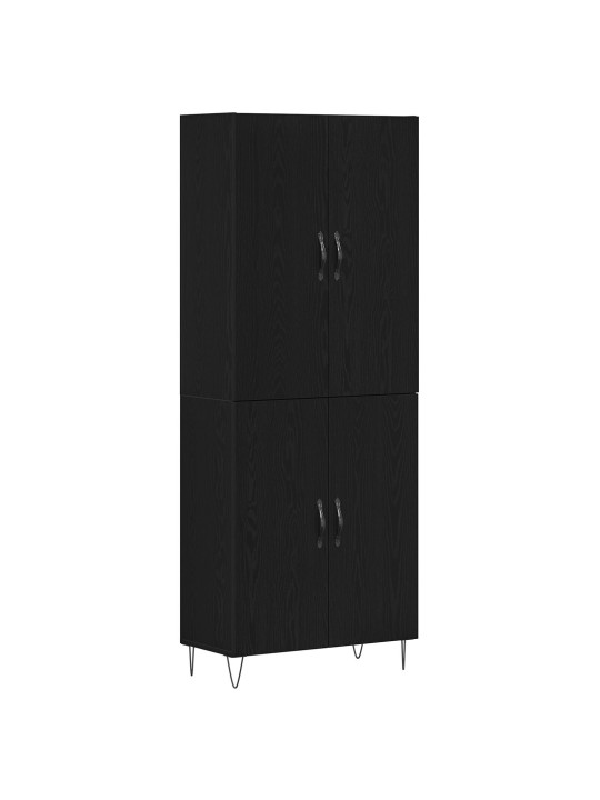 KÕRGE KAPIKE MUST PUIT 69,5X34X180 CM TEHISPUIT