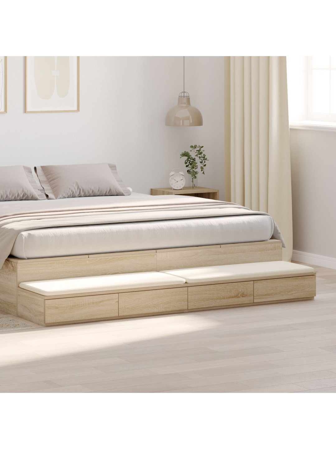 VOODI SAHTLID SONOMA TAMME 180X36,5X16,5 CM TEHISPUIT