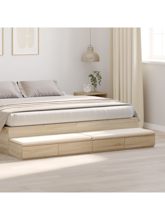 VOODI SAHTLID SONOMA TAMME 180X36,5X16,5 CM TEHISPUIT