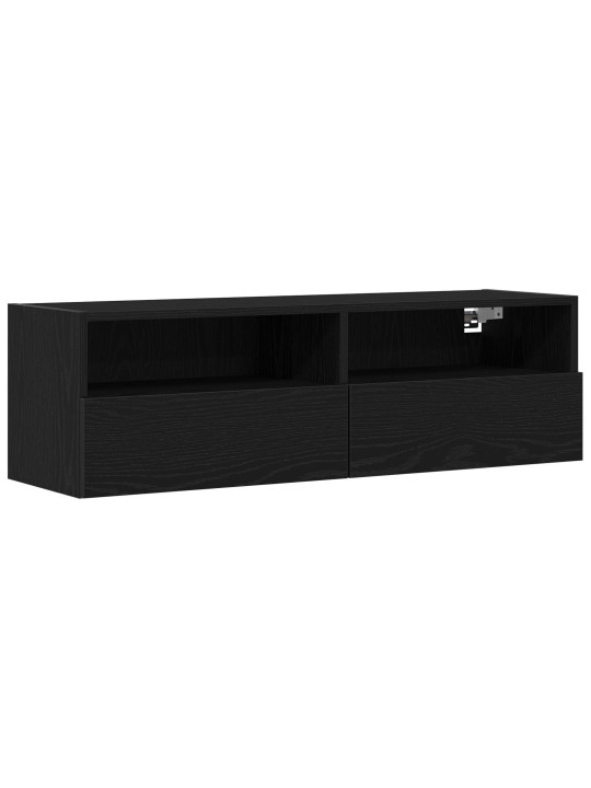 TV SEINAKAPP MUST OAK 100X30X30 CM TEHISPUIT