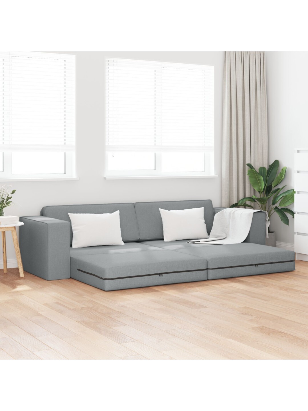 PÕRANDADIIVANVOODI 2-IN-1 HELEHALL 245X150X60.5 CM KANGAST