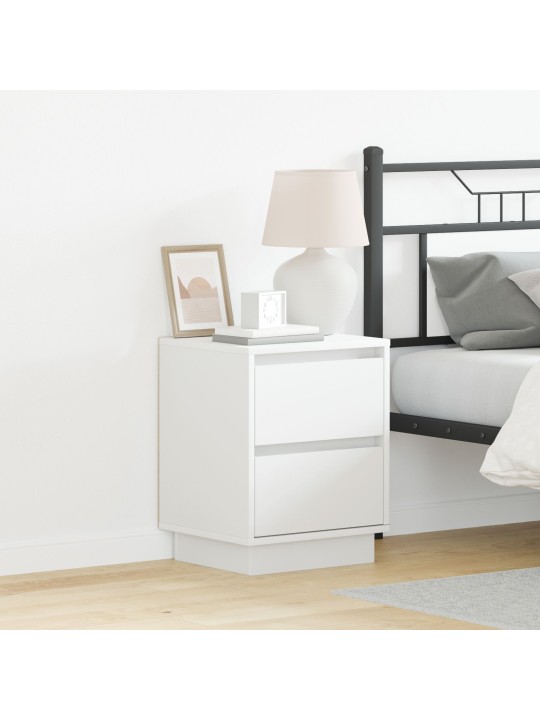 ÖÖKAPPIDEGA LED VALGUSTID 2 TK VALGE 39X34.5X50 CM