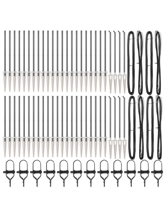 AEDAPOSTID KÄNNUGA 52 TK Ø32 MM 60 CM GALVANISEERITUD TERAS