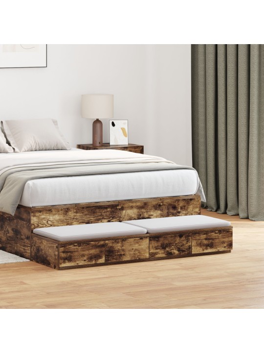VOODI SAHTLID SUITSETATUD TAMME 120X36,5X16,5 CM TEHISPUUST