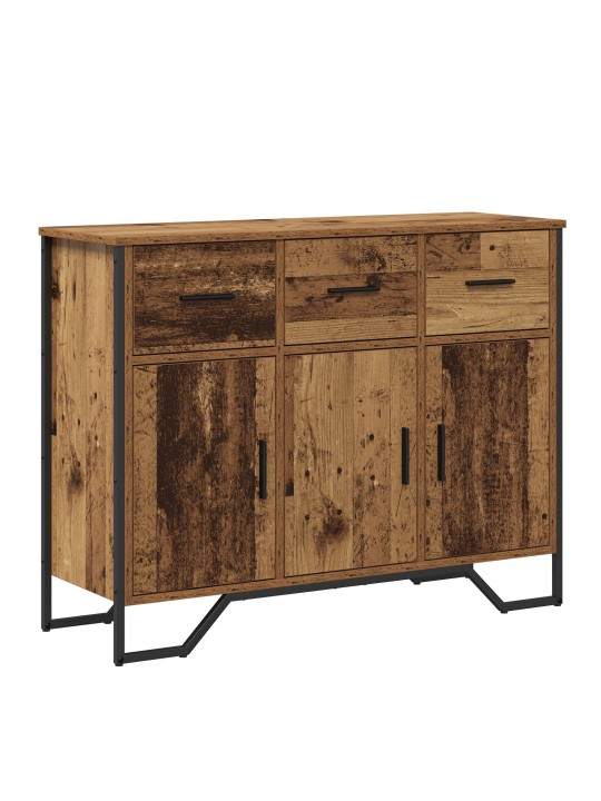 KÕRVALHOIDJA VANA PUIT TAMME 97X32.5X74.5 CM TÖÖDELDUD PUIT