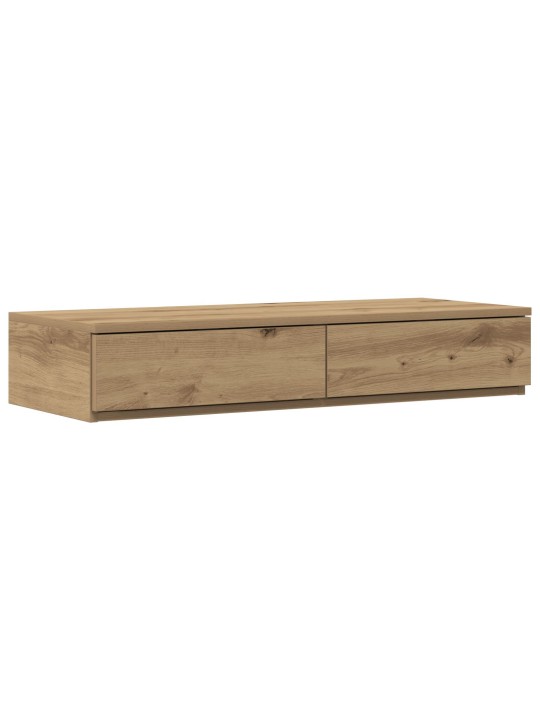 VOODI SAHTLID KUNSTLIK TAMME 100X36,5X16,5 CM TÖÖDELDUD PUIT