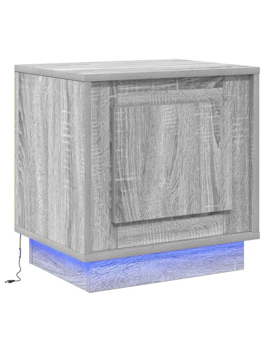 ÖÖKAPP LED-VALGUSTITEGA HALL SONOMA 44X34,5X45 CM