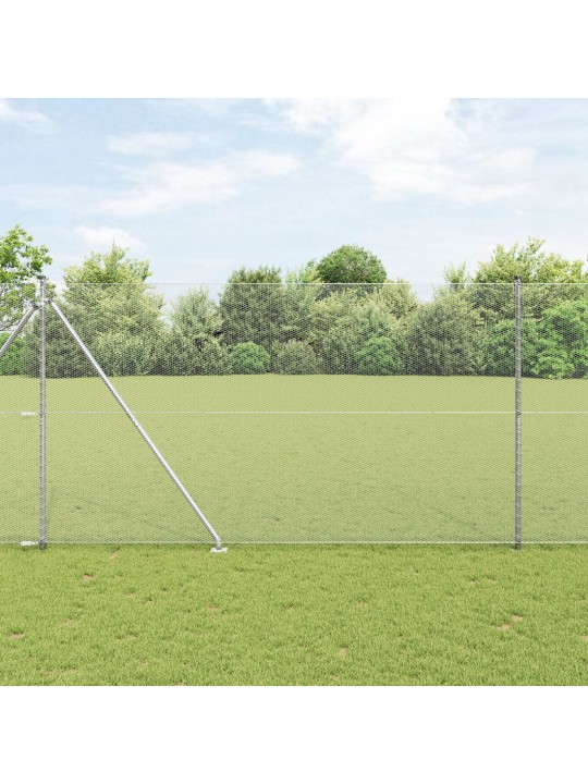 KUUSNURGA TARA 1.6X25 M GALVANISEERITUD TERAS, TARA POSTID NURGAGA 13 TK Ø32 MM 180 CM GALVANISEERITUD TERAS