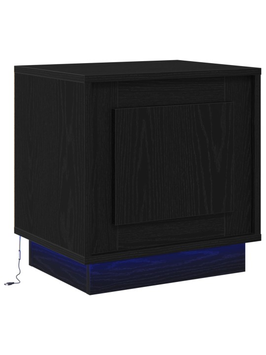ÖÖKAPP LED VALGUSTUSEGA MUST PUIT 44X34,5X45 CM