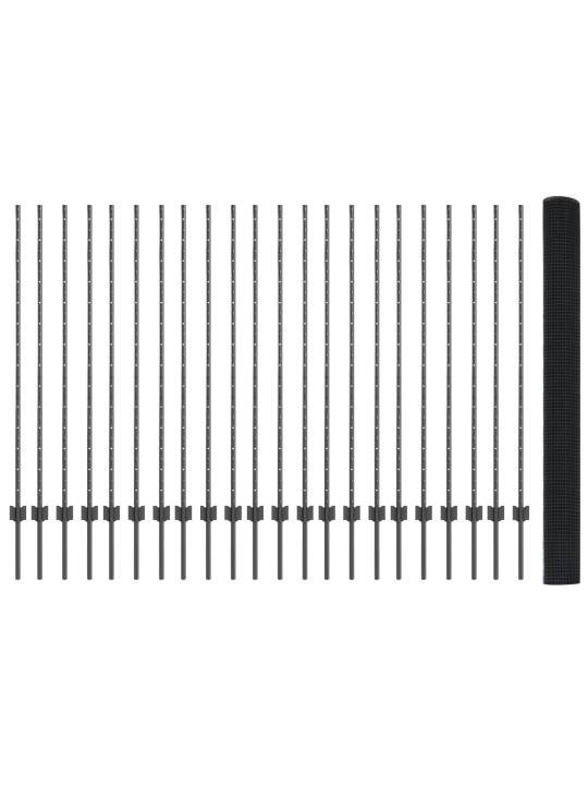 KEEVITATUD TRAAF KOOS 44 U-POSTIGA HALL 1.4X50 M TERAS