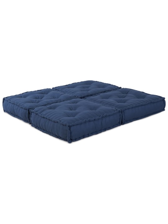 Moodulpuffid 2 tk indigo kangas