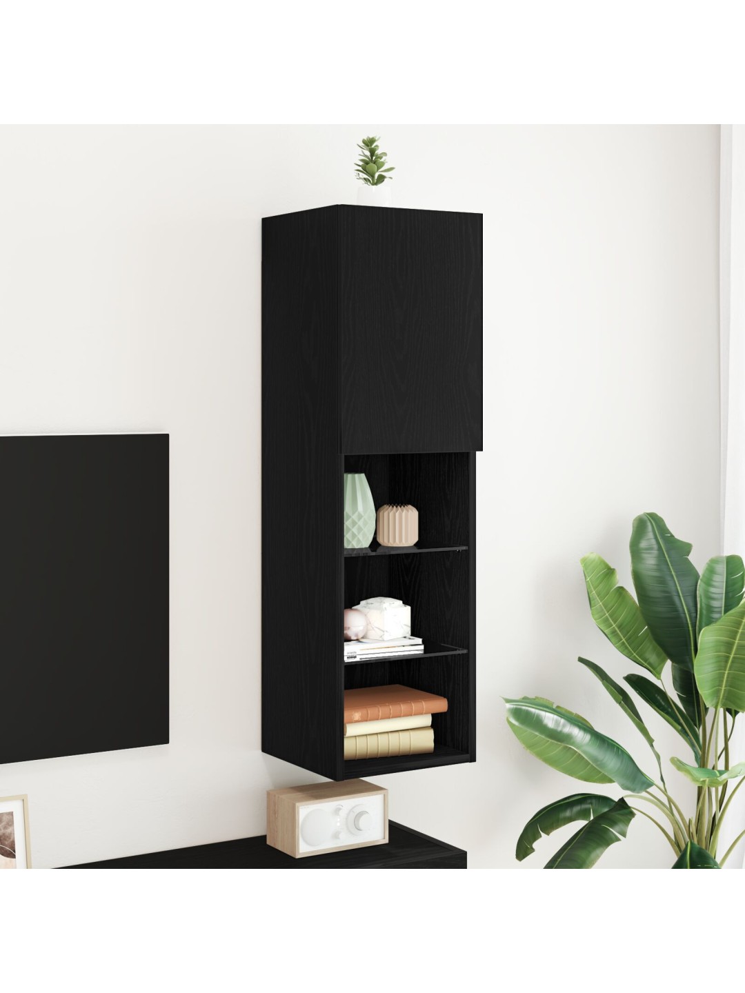 LED TV KAPP MUST PUIT 30,5X30X102 CM TEHISPUIT