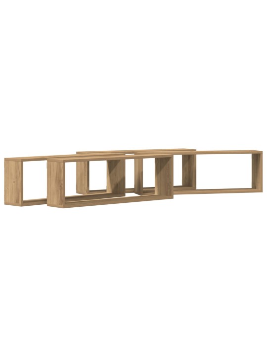 SEINA RIIULID 4 TK KUNSTPUUST 80X15X26 CM TEHISPUIT