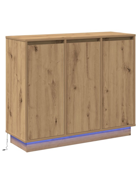 LEDIGA KÜLGLAUD ARTISANI TAMM 90X32X75 CM TÖÖDELDUD PUIDUST