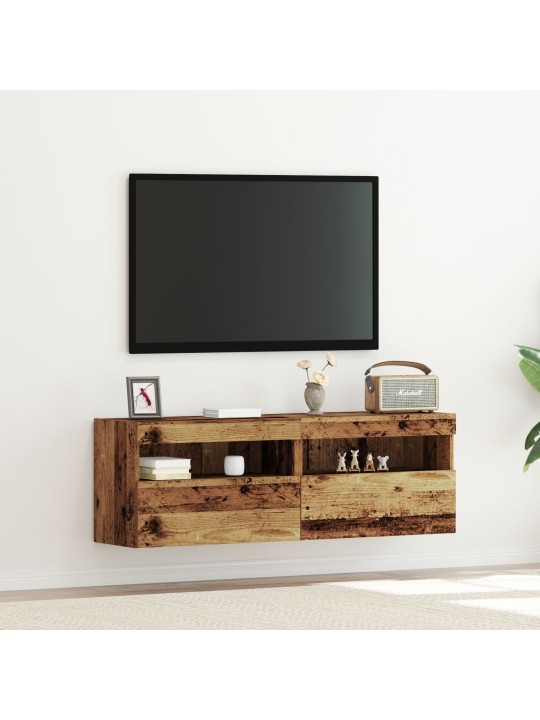 TV SEINA KAPID LED-VALGUSEGA 2 TK VANAPUIT 60X30X40 CM