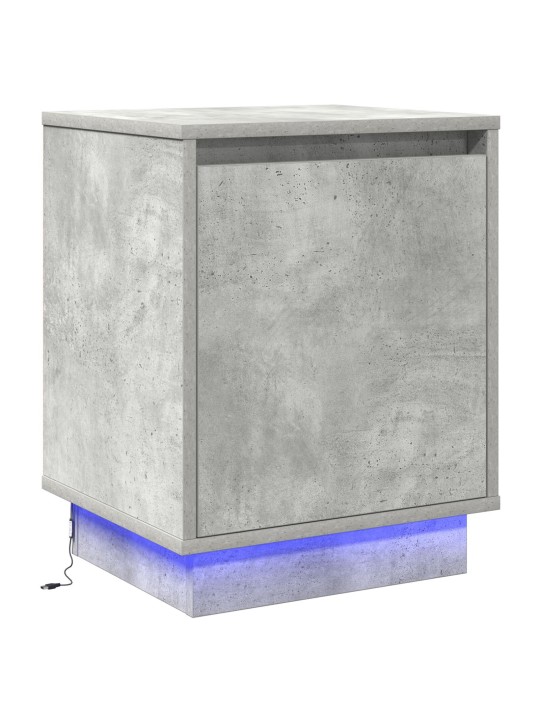 ÖÖKAPP KOOS LED VALGUSTUSEGA BETOON HALL 39X34.5X50 CM
