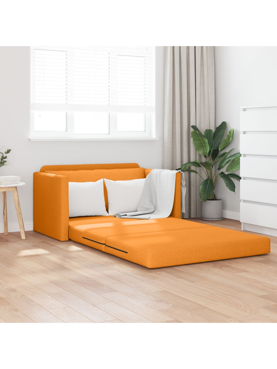 PÕRANDADIIVANVOODI 2-IN-1 TUMEKOLLANE 124X71X78 CM KANGAST