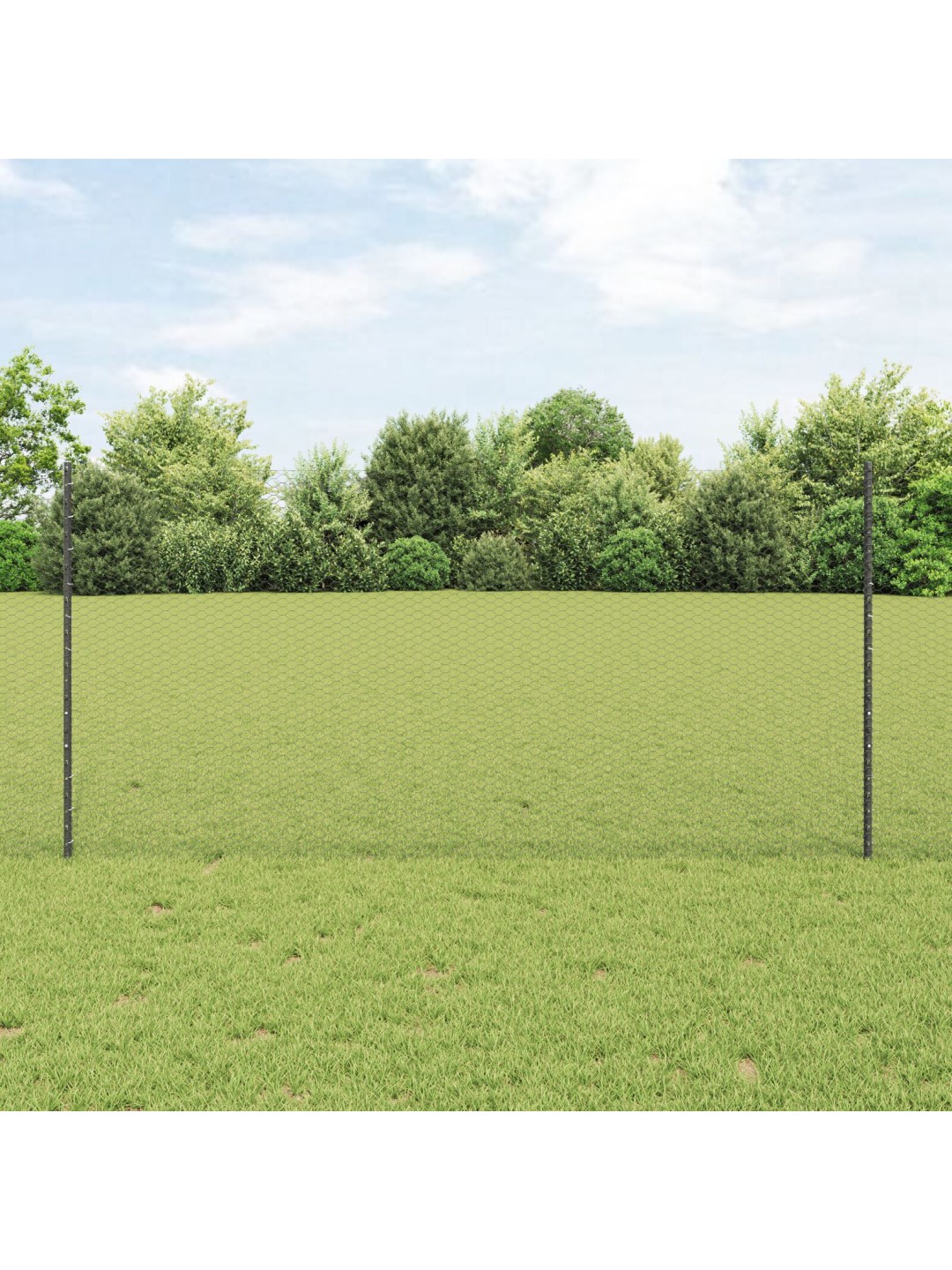 TARA POSTID 10 TK U-KANAL HALL 120 CM TERAS, KUUSNURK TARA HALL 1.2X10 M TERAS