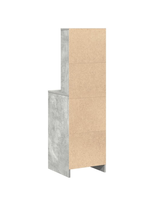 KÕRGE KAPP BETOONI HALL 40X41X135 CM TÖÖDELDUD PUIT