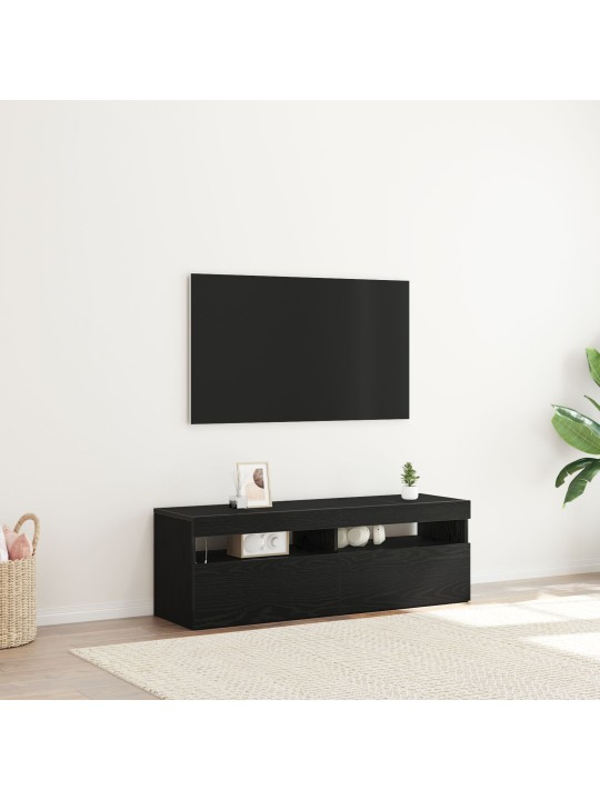 TV KAPP LEDIDEGA MUST PUIT 120X35X40 CM TEHISPUIT