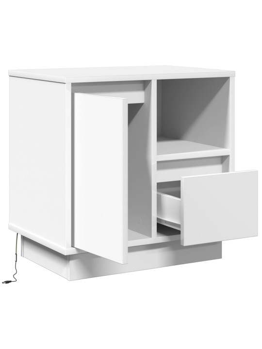 ÖÖKAPP LED-VALGUSEGA VALGE 50X34,5X50 CM