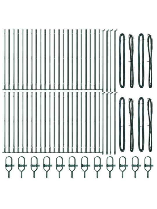 AEDAPOSTID ALUSPANEELIDEGA 52 TK Ø32MM 90CM GALVANISEERITUD TERAS