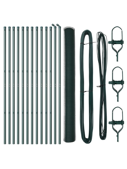 AEDADE KOMPLEKT 2 TK ROHELINE TERAS, PVC KATE 25 X 1.5 M