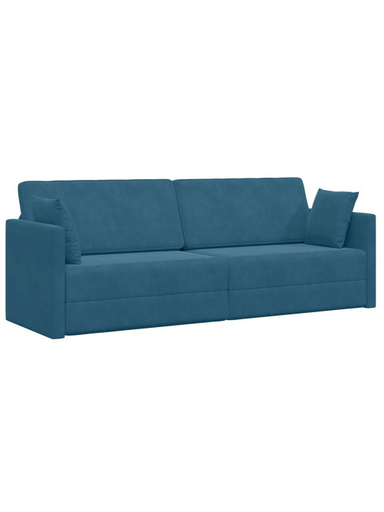 PÕRANDA DIIVANVOODI 2-IN-1 SININE 213X144X60 CM SAMET