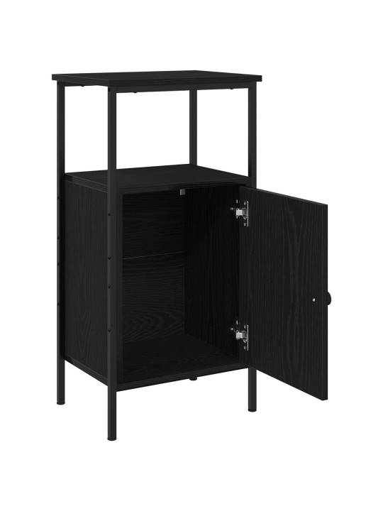 ÖÖKAPPIDE KOMPLEKT 2 TK MUST TAMM 41X31X80 CM TÖÖDELDUD PUIT