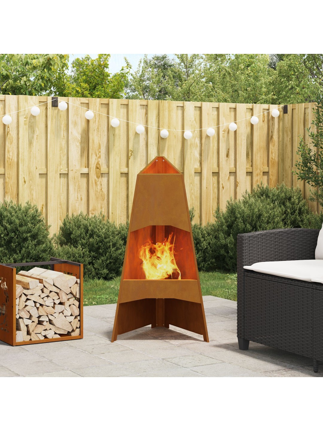 TULEASE PYRAMID 50X45X95 CM ILMASTIKUKINDEL TERAS