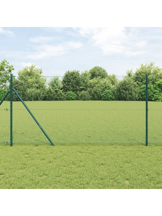 KUUSNURKNE AED ROHELINE 1.4X25 M TERAS, AED POSTS 13 TK ROHELINE Ø32 MM 190 CM GALVANISEERITUD TERAS