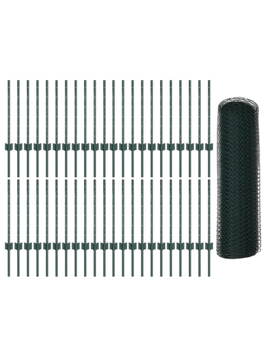 AIATUGIPOSTID 11 TK U-KANAL ROHELINE 60 CM TERAS, KUUSNURKNE AED ROHELINE 0.5X100 M TERAS