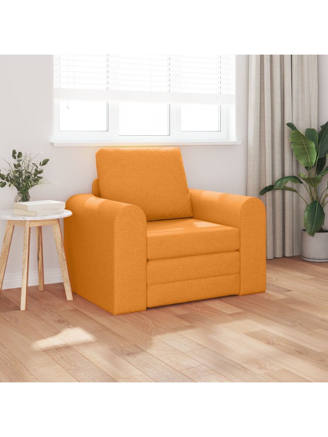PÕRANDADIIVANVOODI 2-IN-1 TUME KOLLANE 98X71X83 CM KANGAS