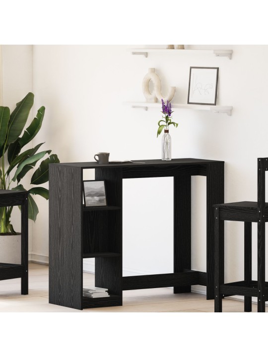 BAARILAUD WITH SHELF MUST KASK 102,5X46X103,5 CM INSENERITUD PUIT