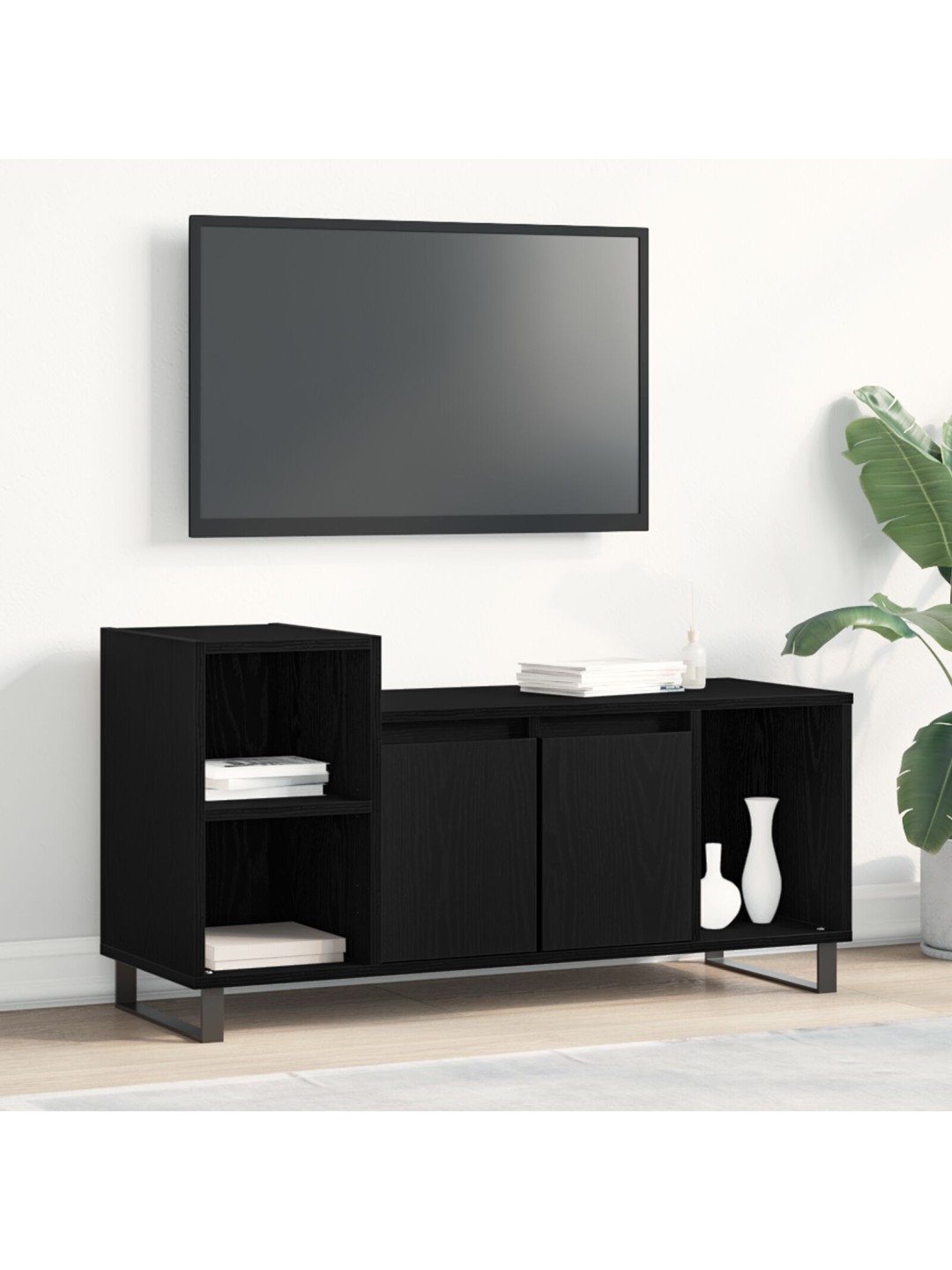 TV KAPP MUST OAKEN 100X35X55 CM TEHISPUIT
