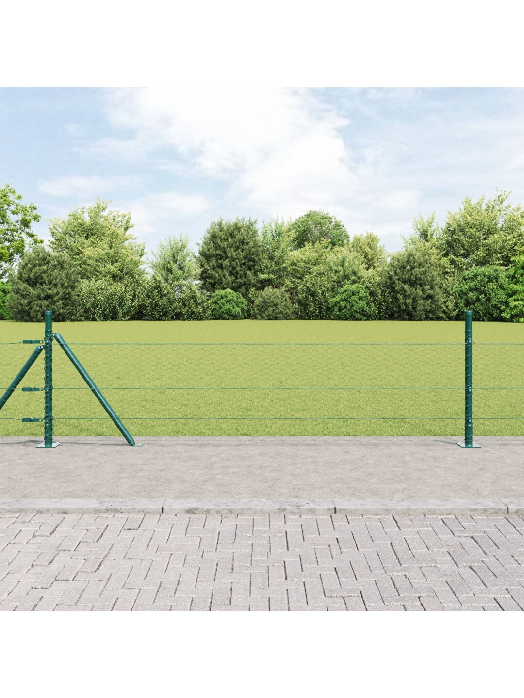 HEKSAGONAALNE TRAADI AED KOOS 7 FLANGED POSTIGA 0.5X25 M TERASEST ROHELINE