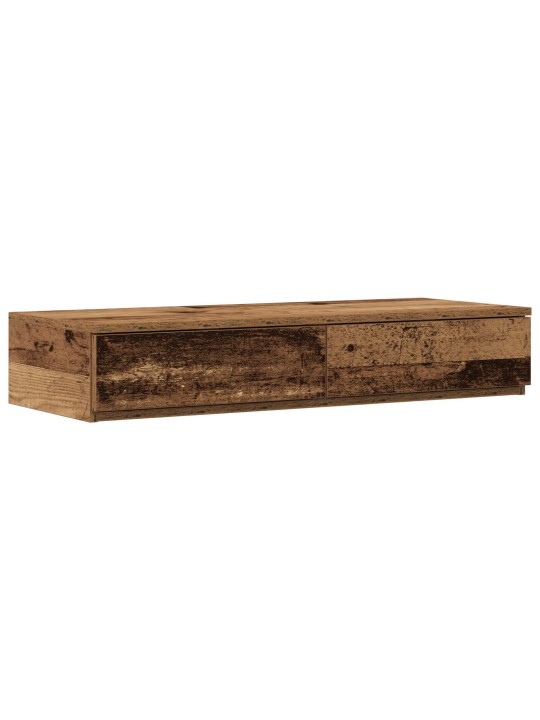 VOODI SAHTLID VANAST PUIDUST 75X36,5X16,5 CM TÖÖDELDUD PUUST