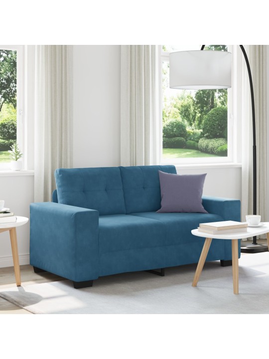 DIIVAN SININE 120 CM VELUUR