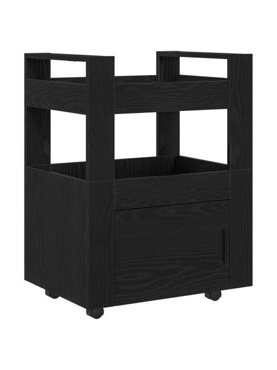 KÖÖK TROLLEY MUST TAMME 60X45X80 CM TEHISPUIT