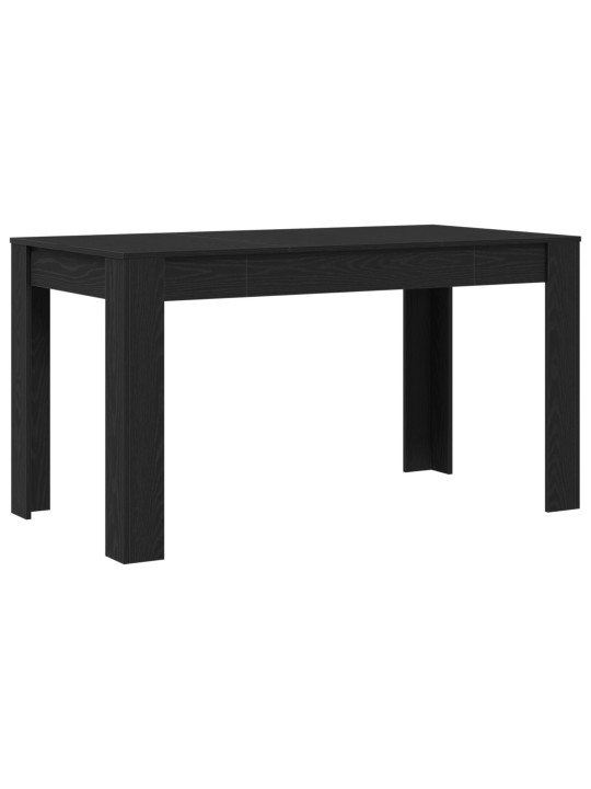 SÖÖGILAUD MUST TAMME 140X74,5X76 CM TÖÖDELDUD PUIDUST