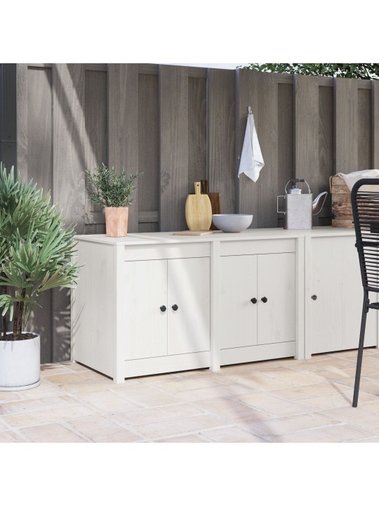 VÄLIKÖÖGI KAPP VALGE 106X55X64 CM SOLIIDNE MÄNNIPUIT