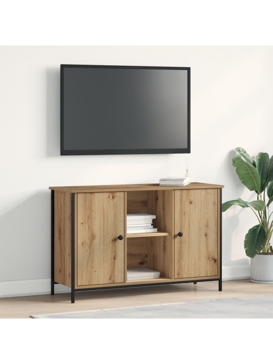 TV KAPP MUST TAMME 101X35X65 CM TÖÖDELDUD PUIT JA TERAS