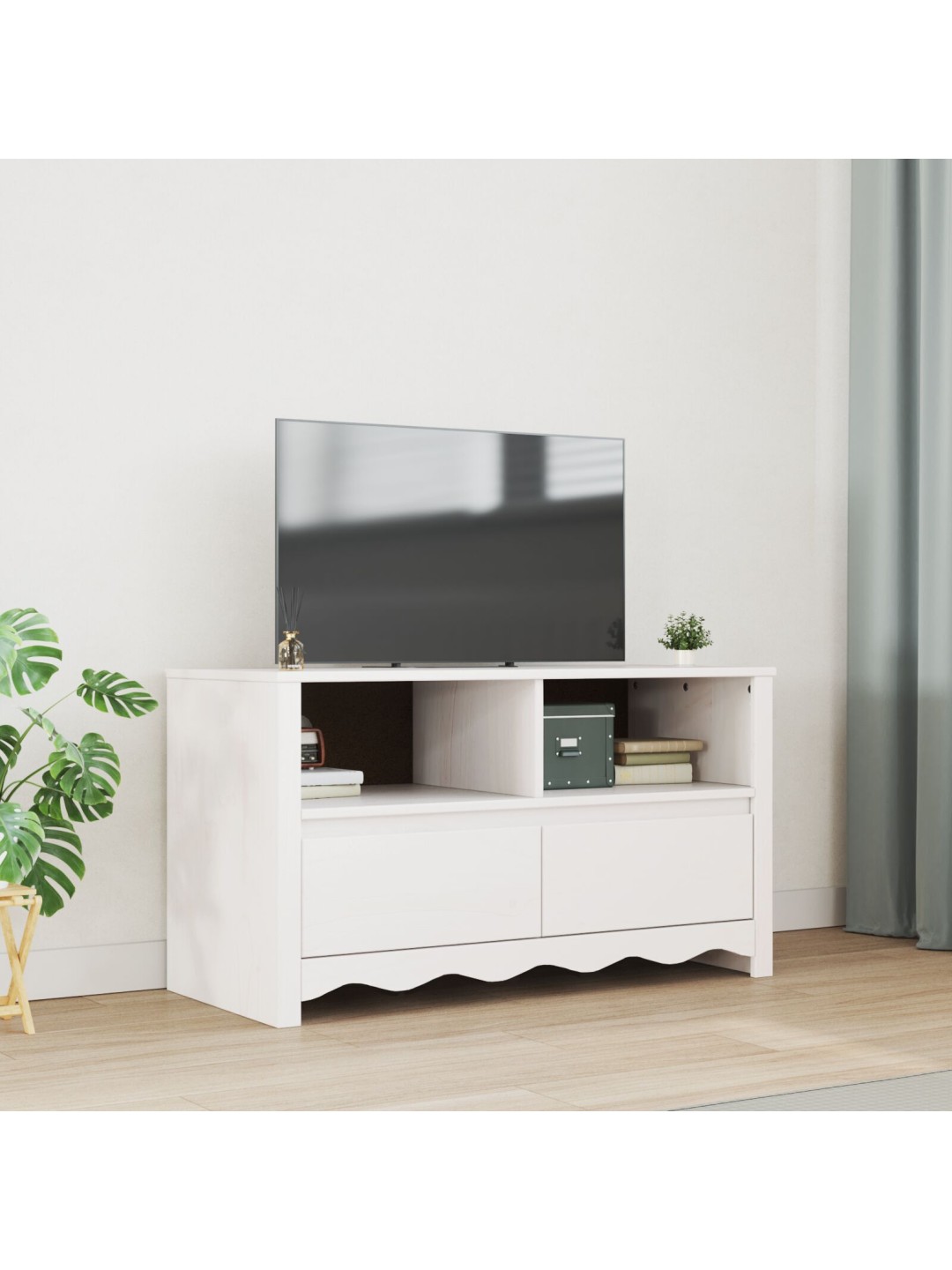 TV KAPP "DRAMMEN" VALGE 99X43X55 CM TUGEV PUIT MÄND