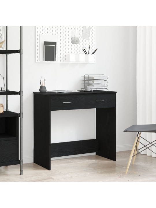 MUST TAMME LAUA 80X40X75 CM TÖÖDELDUD PUIDUST
