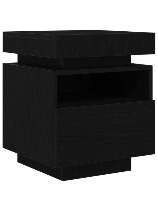 ÖÖKAPP LED-VALGUSEGA MUST TAMME 40X39X48,5 CM