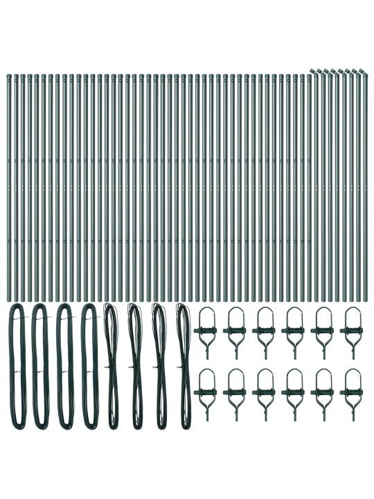 AEDAPOSTID 52 TK ROHELINE Ø32 MM 170 CM GALVANISEERITUD TERAS