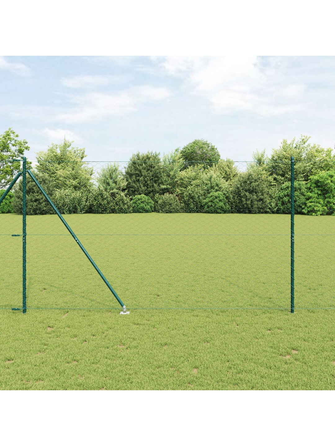 AEDADE KOMPLEKT 2-OSALINE ROHELINE METALL 25 X 1,5 M KESTEV